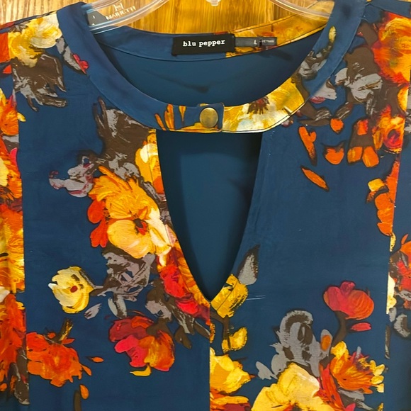 Blu Pepper, Navy, Floral Dress - Picture 2 of 14